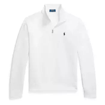 Толстовка Polo Ralph Lauren 710922557 half zip, белый