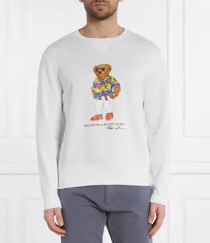 Толстовка POLO RALPH LAUREN Classic fit, белый