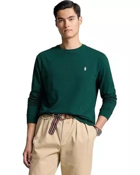 Толстовка Polo Ralph Lauren Classic Fit Big Pony Logo Jersey T-Shirt, цвет Moss Agate