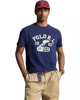 Толстовка Polo Ralph Lauren Classic Fit Jersey Graphic T-Shirt, цвет Cruise Navy
