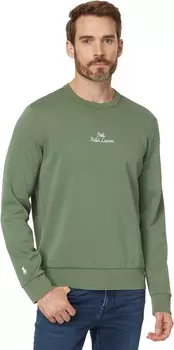 Толстовка Polo Ralph Lauren Embroidered-Logo Double-Knit Sweatshirt, цвет Cargo Green
