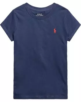 Толстовка Polo Ralph Lauren Kids Short Sleeve Jersey T-Shirt, цвет French Navy