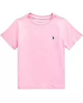 Толстовка Polo Ralph Lauren Kids Short Sleeve Jersey T-Shirt, цвет Carmel Pink
