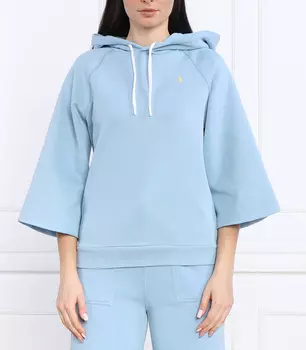 Толстовка POLO RALPH LAUREN Loose fit, небесно-голубой