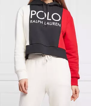 Толстовка POLO RALPH LAUREN loose fit, разноцветный