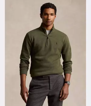 Толстовка Polo Ralph Lauren на полумолнии, зеленый