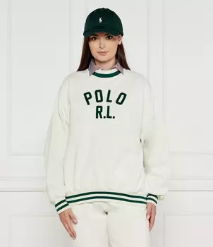 Толстовка POLO RALPH LAUREN Oversize fit, белый