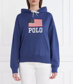 Толстовка POLO RALPH LAUREN Oversize fit, темно-синий
