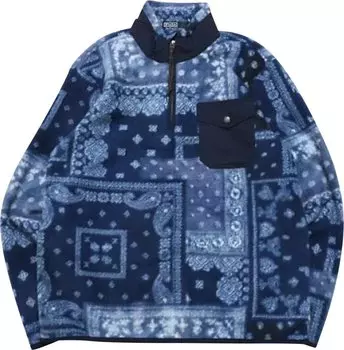 Толстовка Polo Ralph Lauren Patchwork Bandana Sweatshirt 'Bandana Multi', синий