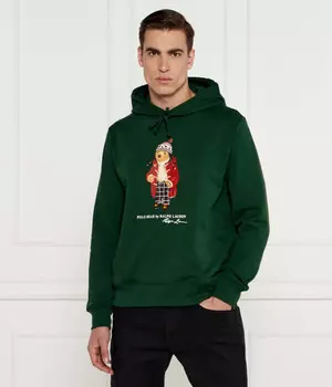 Толстовка Polo Ralph Lauren Regular Fit с рисунком, зеленый