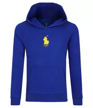 Толстовка Polo Ralph Lauren Regular Fit, синий / желтый