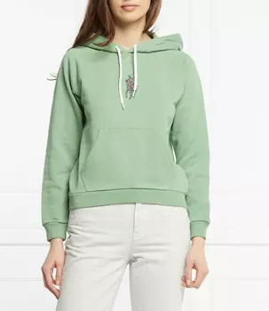 Толстовка POLO RALPH LAUREN regular fit, зеленый