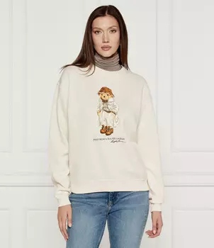 Толстовка POLO RALPH LAUREN Relaxed fit, экрю