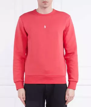 Толстовка Polo Ralph Lauren с белым логотипом, красный