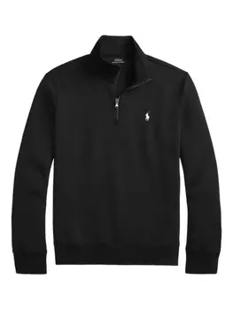Толстовка Polo Ralph Lauren с полумолнией, черный