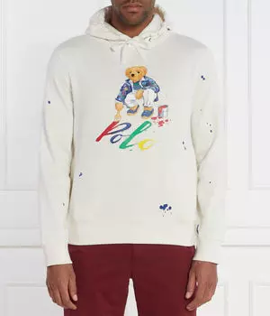 Толстовка Polo Ralph Lauren с принтом, бежевый