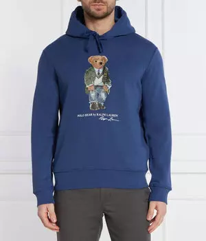Толстовка Polo Ralph Lauren с рисунком, синий