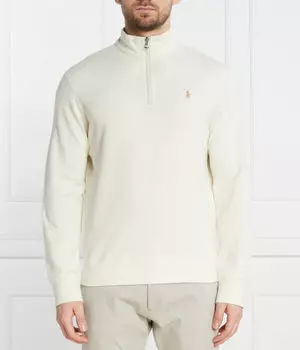 Толстовка Polo Ralph Lauren с воротником на молнии, экрю