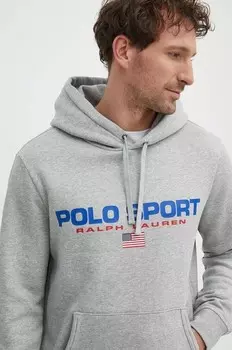 Толстовка Polo Ralph Lauren, серый