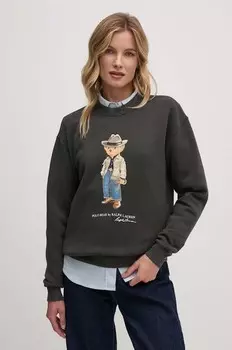 Толстовка Polo Ralph Lauren, серый