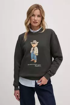 Толстовка Polo Ralph Lauren, серый