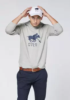 Толстовка Polo Sylt Hoodie, серый
