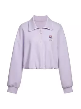Толстовка-поло женская Ochirly&Blythe Xiaobu Series, фиолетовый