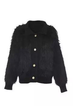 Толстовка Poomi Strickjacke, черный