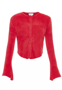 Толстовка Poomi Strickjacke, красный