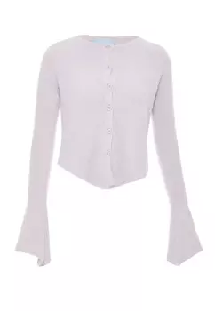 Толстовка Poomi Strickjacke, лавандовый