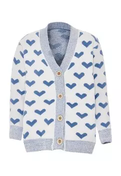 Толстовка Poomi Strickjacke, синий