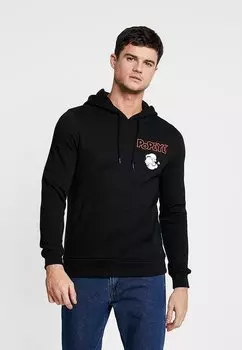 Толстовка POPEYE Don't Bro Me HOODY Mister Tee, черный