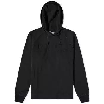 Толстовка Popover с вышитым логотипом Stone Island, черный