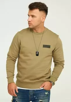 Толстовка POPS CREW NECK Jack & Jones, цвет aloe