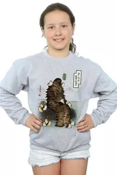 Толстовка «Последний джедай Чубакка Поргс» Star Wars, серый