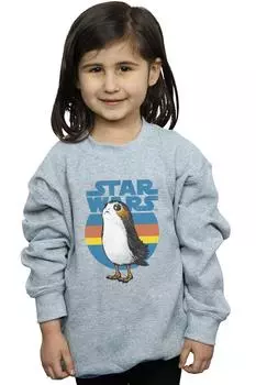 Толстовка «Последний джедай-порг» Star Wars, серый