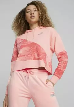 Толстовка POWER CAT MARBLEIZED Puma, Персиковый смузи