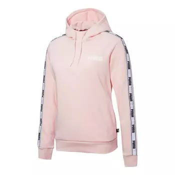 Толстовка power tape hoodie 'pink' Puma, розовый