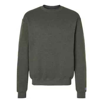 Толстовка Powerblend с круглым вырезом Champion, цвет Dark Green Heather