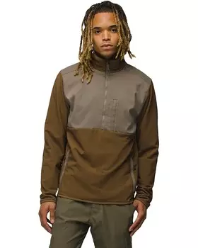 Толстовка Prana Gridlocked Fleece 1/4 Zip, цвет Rich Earth