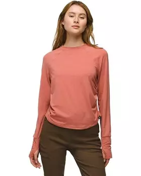 Толстовка Prana Sol Searcher LS Crew, цвет Terracotta
