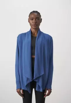 Толстовка PRANAYAMA RESTORE WRAP Athleta, цвет chrome blue