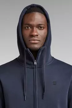 Толстовка Premium Core на молнии и косыми карманами G-Star Raw, синий