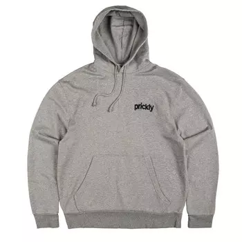 Толстовка prickly back print hoodie Jw Anderson, серый