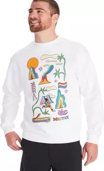 Толстовка Pride Heavyweight Crew Marmot, белый
