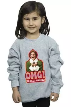 Толстовка «Приход Санты» Elf, серый