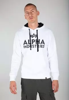 Толстовка Print Alpha Industries, кремовый
