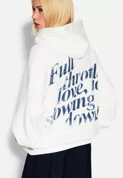 Толстовка PRINTED Bershka, бежевый