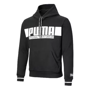 Толстовка printing pullover black Puma, черный