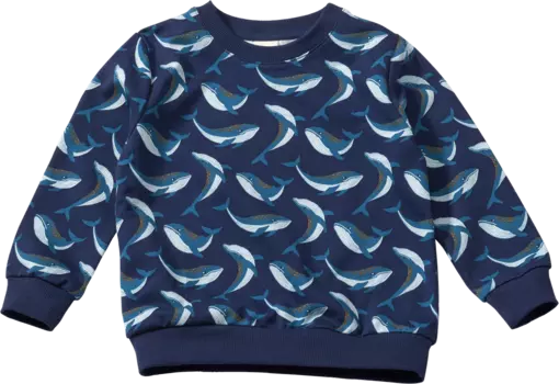 Толстовка Pro Climate с рисунком кита синяя размер. 122 1ч ALANA